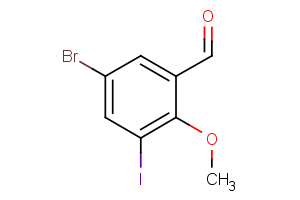 5-bromo-3-iodo-2-methoxybenzaldehyde