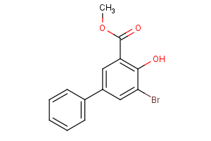 methyl 3-bromo-2-hydroxy-5-phenylbenzoate