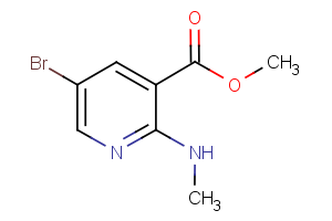 methyl 5-bromo-2-(methylamino)pyridine-3-carboxylate