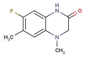 7-fluoro-4,6-dimethyl-1,2,3,4-tetrahydroquinoxalin-2-one