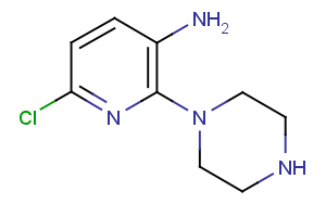 6-chloro-2-(piperazin-1-yl)pyridin-3-amine
