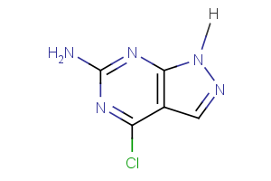 4-chloro-1H-pyrazolo[3,4-d]pyrimidin-6-amine