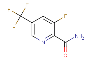 3-fluoro-5-(trifluoromethyl)pyridine-2-carboxamide