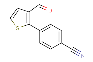 4-(3-formylthiophen-2-yl)benzonitrile