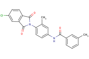 N-[4-(5-chloro-1,3-dioxo-1,3-dihydro-2H-isoindol-2-yl)-3-methylphenyl]-3-methylbenzenecarboxamide