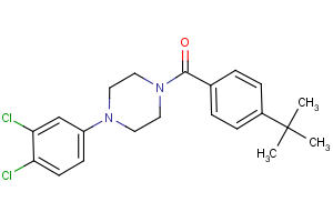 [4-(tert-butyl)phenyl][4-(3,4-dichlorophenyl)piperazino]methanone