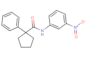 N-(3-nitrophenyl)-1-phenylcyclopentane-1-carboxamide