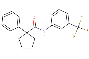 1-phenyl-N-[3-(trifluoromethyl)phenyl]cyclopentane-1-carboxamide