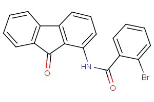 2-bromo-N-(9-oxo-9H-fluoren-1-yl)benzenecarboxamide