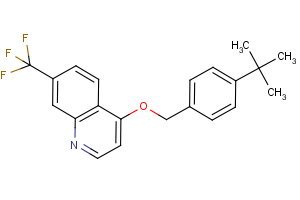4-{[4-(tert-butyl)benzyl]oxy}-7-(trifluoromethyl)quinoline