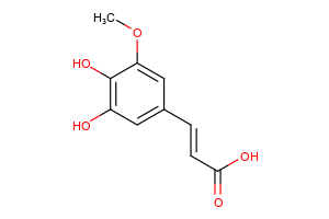 (2E)-3-(3,4-dihydroxy-5-methoxyphenyl)prop-2-enoic acid