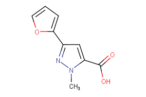 3-(furan-2-yl)-1-methyl-1H-pyrazole-5-carboxylic acid