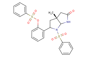 2-[(3aR)-3a-methyl-5-oxo-1-(phenylsulfonyl)octahydropyrrolo[2,3-b]pyrrol-2-yl]phenyl benzenesulfonate