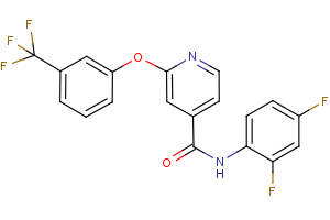 N-(2,4-difluorophenyl)-2-[3-(trifluoromethyl)phenoxy]isonicotinamide