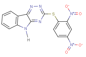 3-[(2,4-dinitrophenyl)sulfanyl]-5H-[1,2,4]triazino[5,6-b]indole