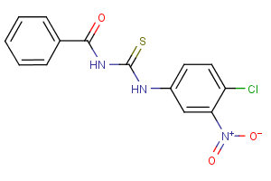 1-benzoyl-3-(4-chloro-3-nitrophenyl)thiourea