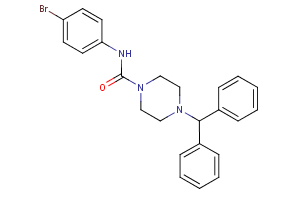 N-(4-bromophenyl)-4-(diphenylmethyl)piperazine-1-carboxamide