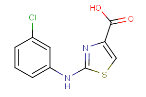 2-[(3-chlorophenyl)amino]-1,3-thiazole-4-carboxylic acid