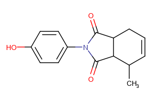 2-(4-hydroxyphenyl)-4-methyl-2,3,3a,4,7,7a-hexahydro-1H-isoindole-1,3-dione