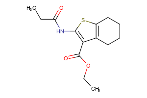 ethyl 2-propanamido-4,5,6,7-tetrahydro-1-benzothiophene-3-carboxylate