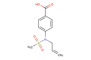 4-[N-(prop-2-en-1-yl)methanesulfonamido]benzoic acid