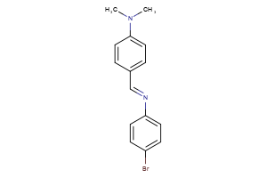 4-[(E)-[(4-bromophenyl)imino]methyl]-N,N-dimethylaniline
