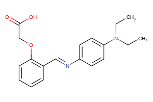 2-{2-[(E)-{[4-(diethylamino)phenyl]imino}methyl]phenoxy}acetic acid