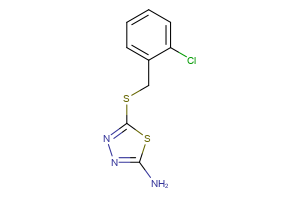 5-{[(2-chlorophenyl)methyl]sulfanyl}-1,3,4-thiadiazol-2-amine