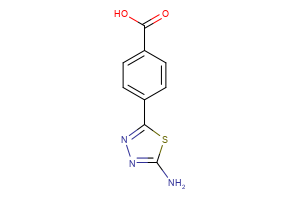 4-(5-amino-1,3,4-thiadiazol-2-yl)benzoic acid