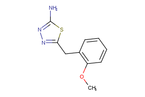 5-[(2-methoxyphenyl)methyl]-1,3,4-thiadiazol-2-amine