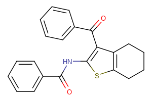 N-(3-benzoyl-4,5,6,7-tetrahydro-1-benzothiophen-2-yl)benzamide