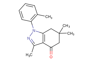 3,6,6-trimethyl-1-(2-methylphenyl)-4,5,6,7-tetrahydro-1H-indazol-4-one
