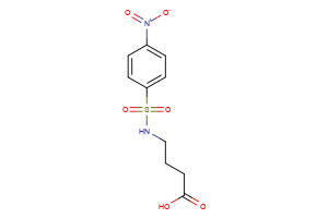4-(4-nitrobenzenesulfonamido)butanoic acid