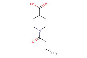 1-butanoylpiperidine-4-carboxylic acid
