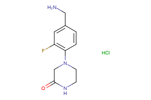 4-[4-(aminomethyl)-2-fluorophenyl]piperazin-2-one hydrochloride,4-[4-(aminomethyl)-2-fluorophenyl]piperazin-2-one