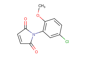 1-(5-chloro-2-methoxyphenyl)-2,5-dihydro-1H-pyrrole-2,5-dione
