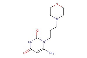 6-amino-1-[3-(morpholin-4-yl)propyl]-1,2,3,4-tetrahydropyrimidine-2,4-dione