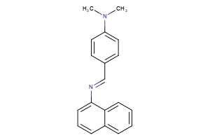 N,N-dimethyl-4-[(E)-[(naphthalen-1-yl)imino]methyl]aniline