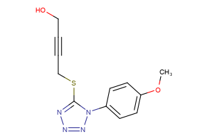 4-{[1-(4-methoxyphenyl)-1H-1,2,3,4-tetrazol-5-yl]sulfanyl}but-2-yn-1-ol