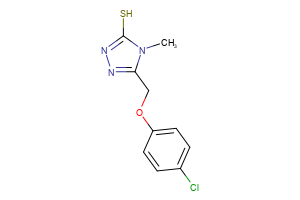 5-[(4-chlorophenoxy)methyl]-4-methyl-4H-1,2,4-triazole-3-thiol