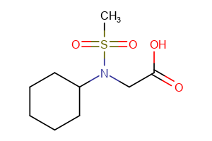 2-(N-cyclohexylmethanesulfonamido)acetic acid