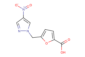 5-[(4-nitro-1H-pyrazol-1-yl)methyl]furan-2-carboxylic acid