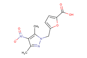 5-[(3,5-dimethyl-4-nitro-1H-pyrazol-1-yl)methyl]furan-2-carboxylic acid
