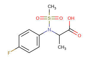 2-[N-(4-fluorophenyl)methanesulfonamido]propanoic acid