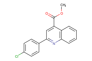 methyl 2-(4-chlorophenyl)quinoline-4-carboxylate