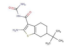 (2-amino-6-tert-butyl-4,5,6,7-tetrahydro-1-benzothiophene-3-carbonyl)urea