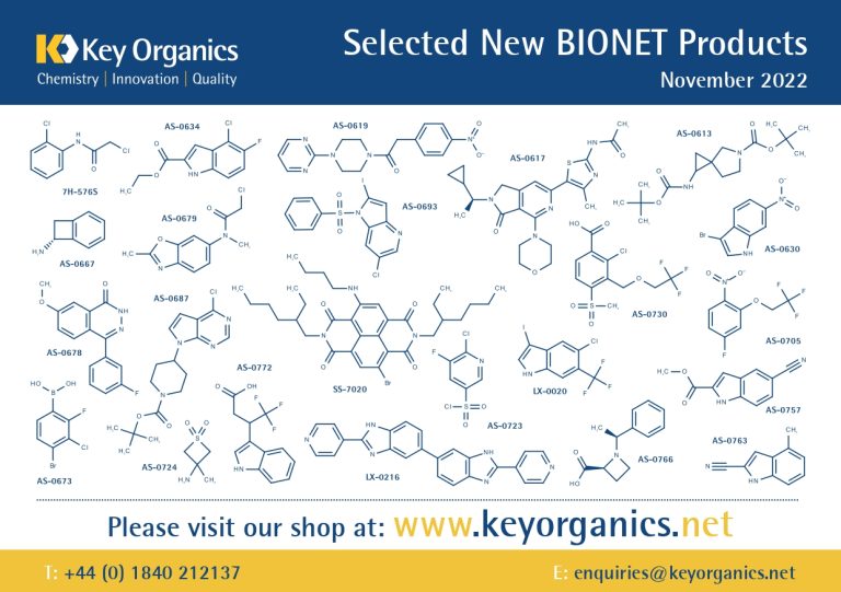 New BIONET Products for November 2022