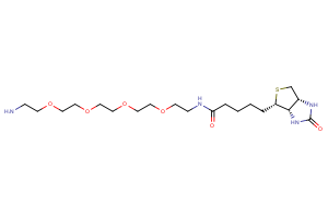 5-[(3aS,4S,6aR)-2-oxo-hexahydro-1H-thieno[3,4-d]imidazol-4-yl]-N-(14-amino-3,6,9,12-tetraoxatetradecan-1-yl)pentanamide