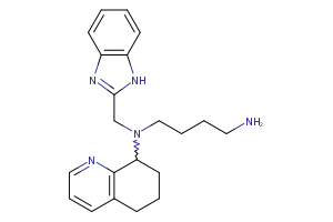 N-(4-aminobutyl)-N-[(1H-1,3-benzodiazol-2-yl)methyl]-5,6,7,8-tetrahydroquinolin-8-amine