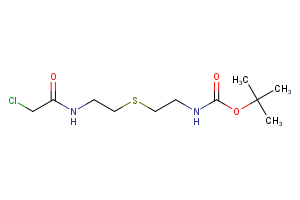 tert-butyl N-(2-{[2-(2-chloroacetamido)ethyl]sulfanyl}ethyl)carbamate